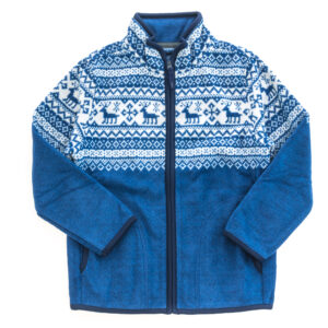 هودی آبی طرح دار